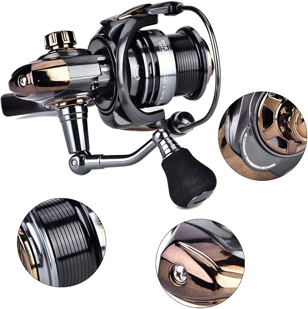 Amazon | 釣り用具、DEUKIO 高速海釣りリール 7.1:1 マッチスプール