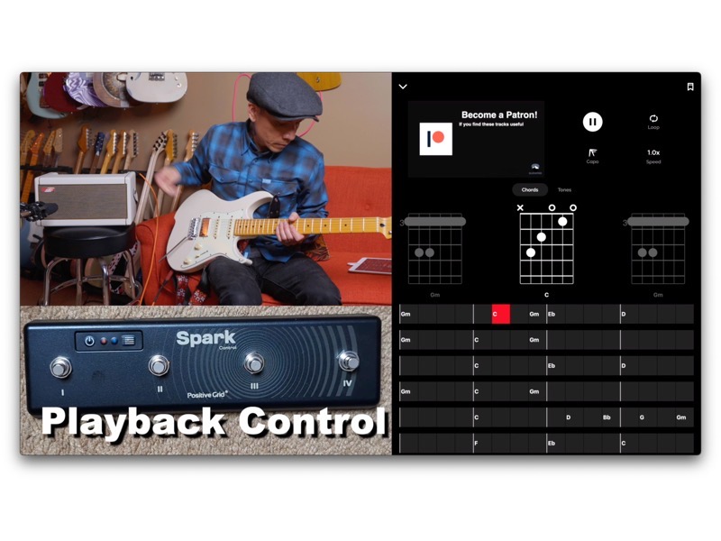 Amazon | Positive Grid Spark Control ギター用 Bluetooth ワイヤレス