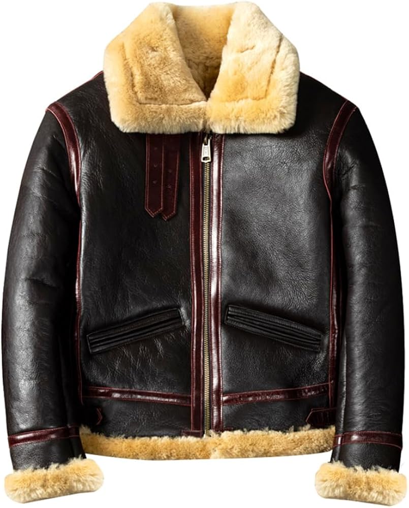 Amazon | [VIIBOY] ムートンジャケット ムートコート B3 B-3ムートン