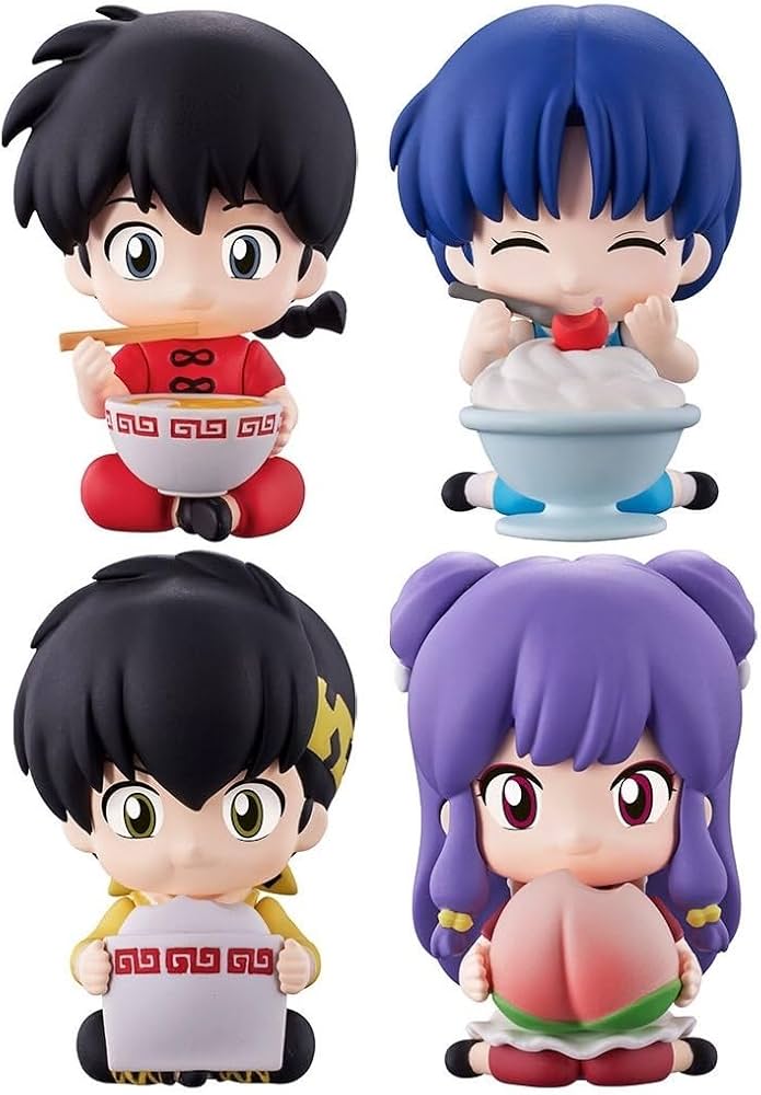 Amazon.co.jp: らんま1/2 もぐもぐ隊 全4種 セット 早乙女乱馬 天道