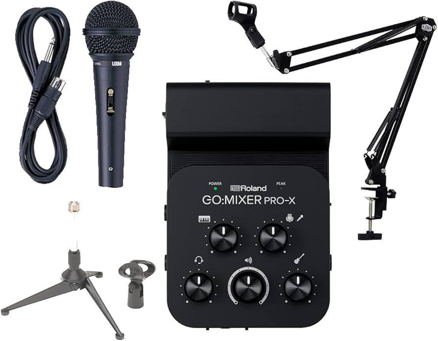Amazon.co.jp: Roland GO:MIXER PRO-X かんたん配信セット アーム