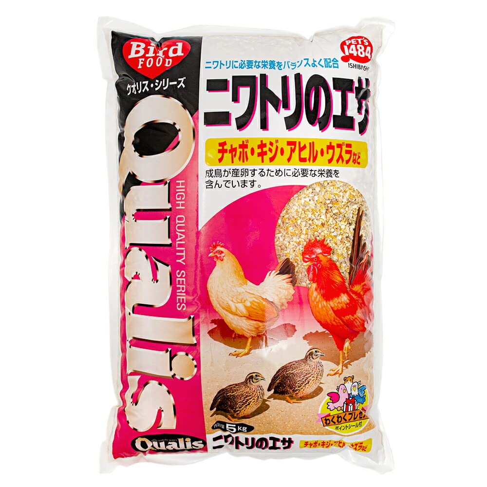 Amazon | クオリス ニワトリのエサ 5kg 5キログラム (x 1