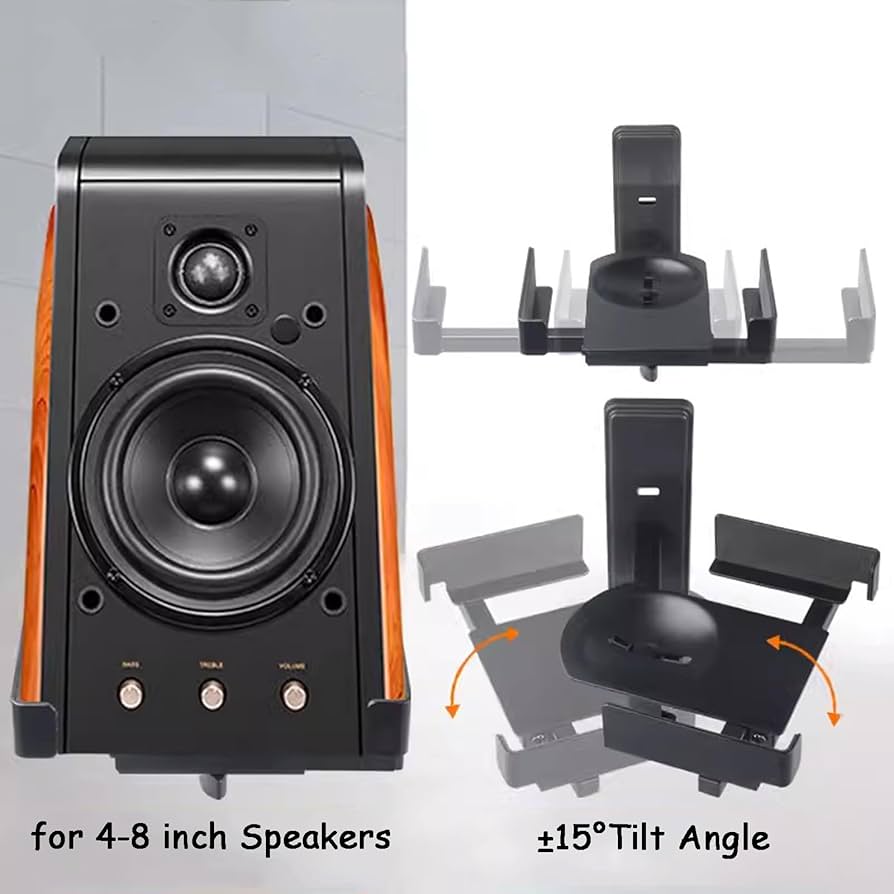Amazon.co.jp: スピーカー壁マウント 1 組、ブックシェルフスピーカー