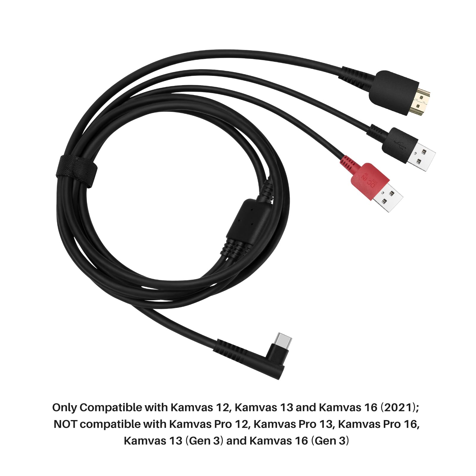 Amazon.com: HUION CB05A 3-in-1 Cable, Compatible with Kamvas 12/13