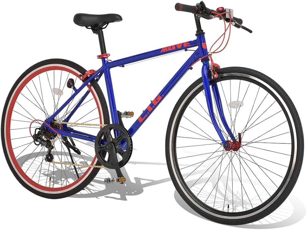 Amazon | リグ(LIG) クロスバイク 自転車 700C シマノ 7段変速 アルミ