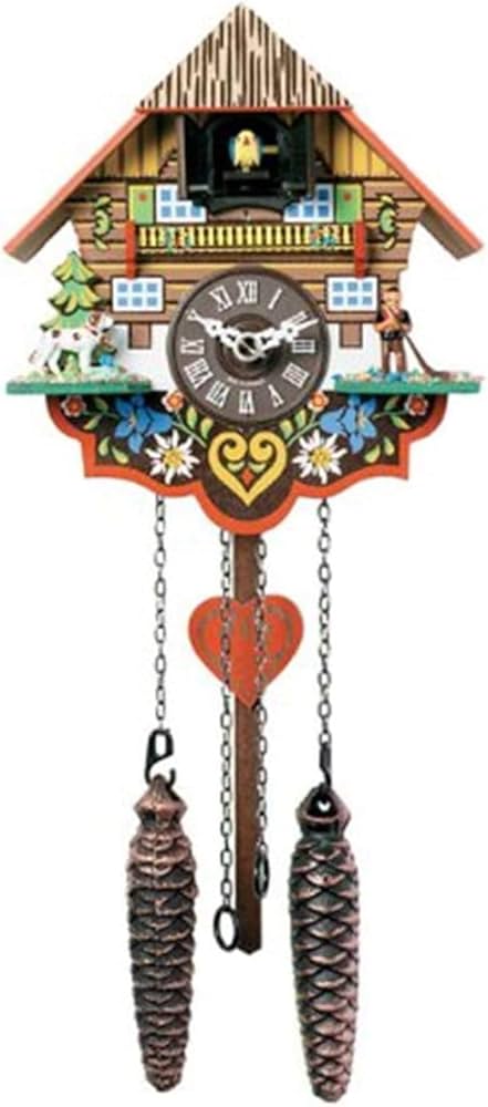 Amazon.com: River City Clocks Musical Multi-Colored Quartz Cuckoo