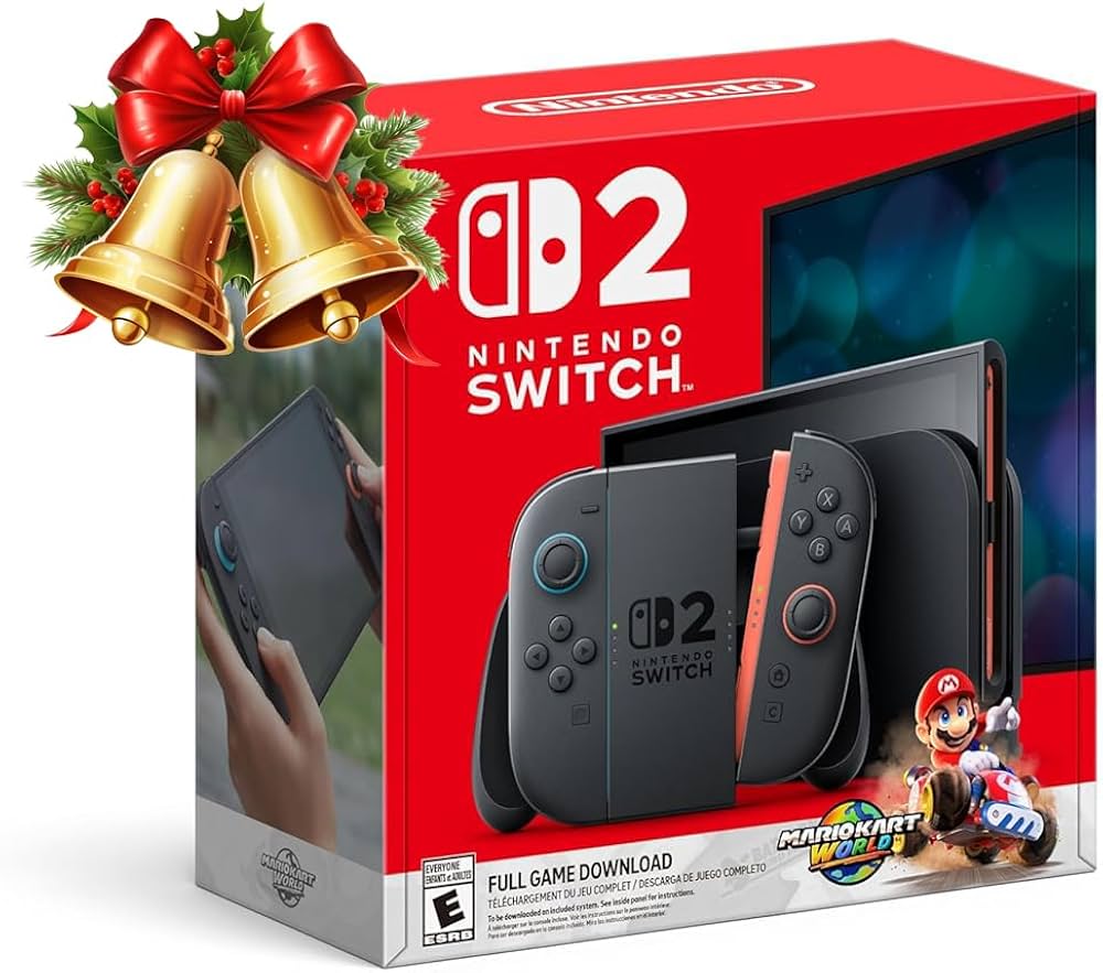 Amazon.com: Nintendo Switch 2 + Mario Kart World Bundle (HK