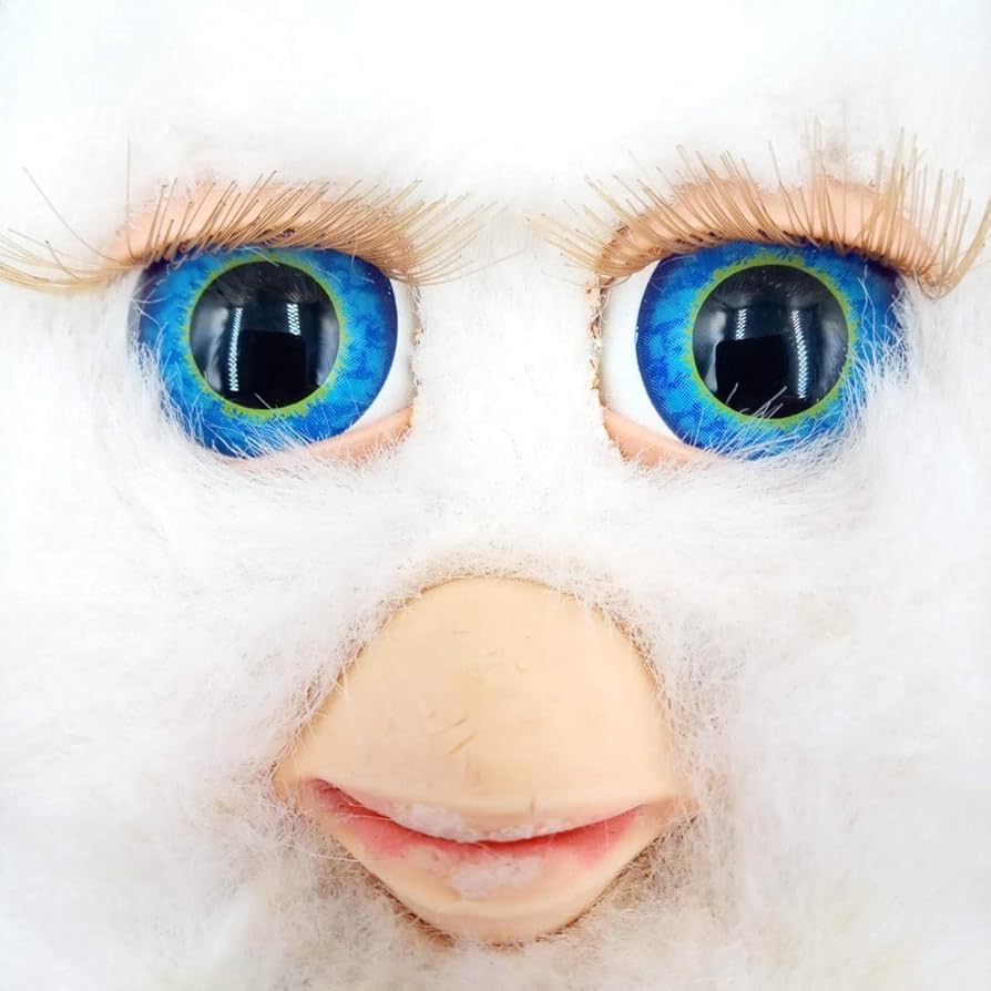 Amazon.co.jp: ファービー2 スノーボールホワイト 白 青目 不動品 93