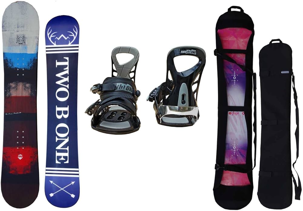 Amazon.co.jp: TWO B ONE Men's Snowboard 3 Piece Set DUSK Red 154++