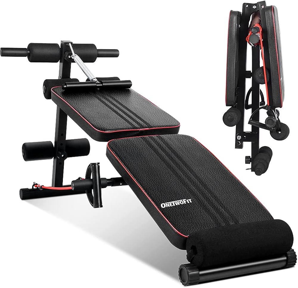 Amazon | OneTwoFitトレーニングベンチ シェイプアップ 折りたたみ椅子