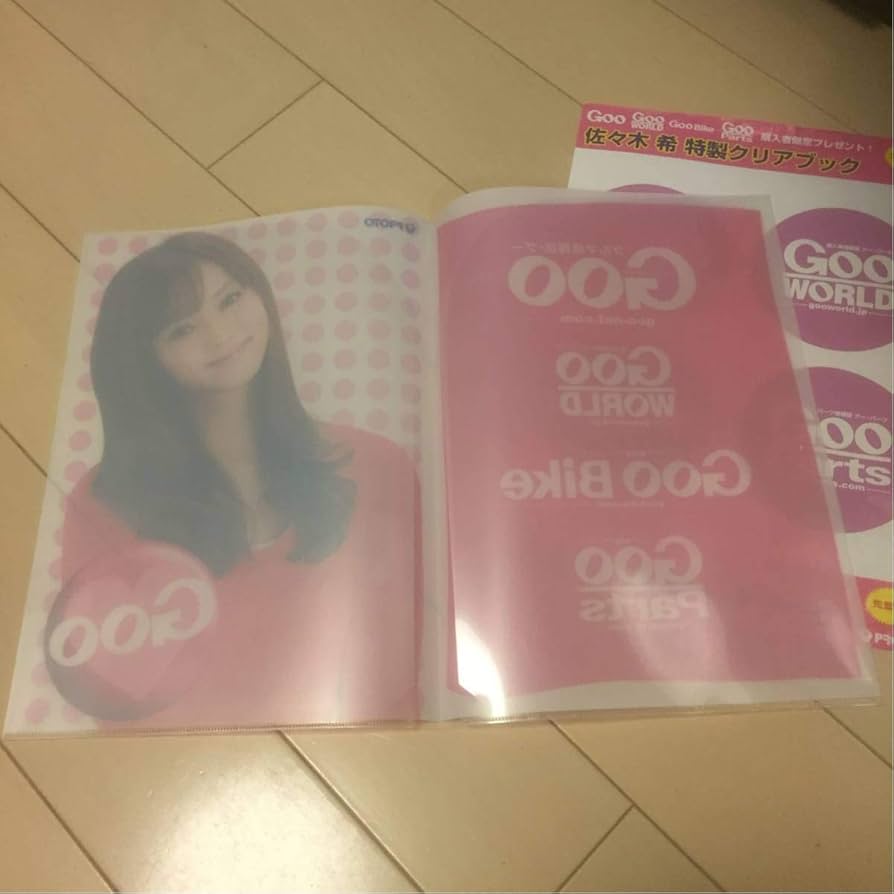 Amazon.co.jp: 佐々木希 クリアファイル/車クルマ情報誌Goo : 文房具