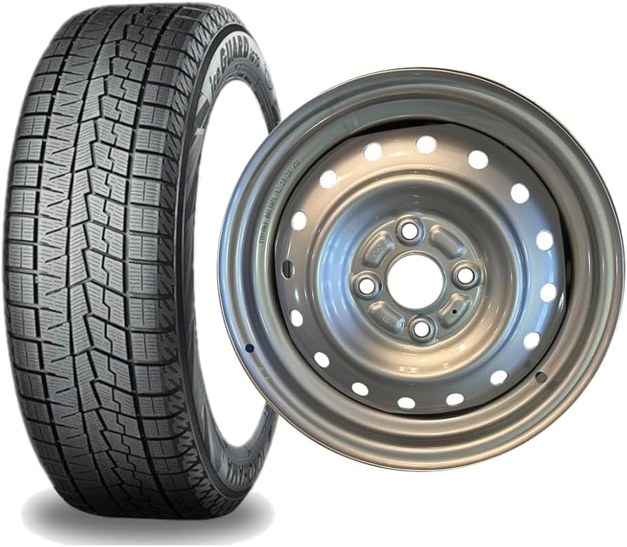 Amazon | 14インチ 4本セット スタッドレスタイヤ＆スズキ純正スチール