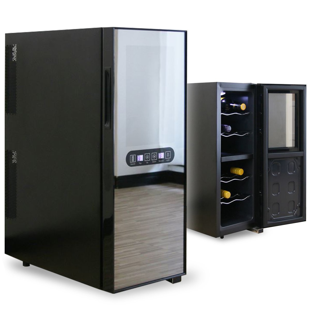 Amazon.co.jp: ottostyle.jp ワインセラー 容量 33L セパレート 2段式