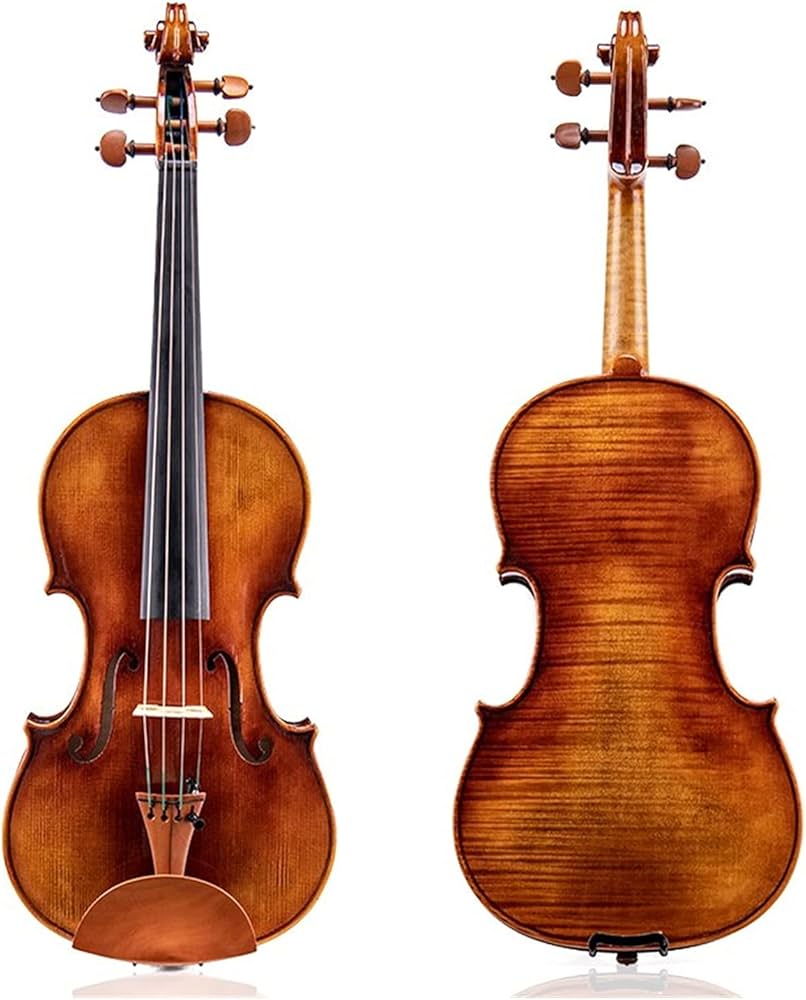 Amazon | 4/4手作り40歳のヨーロッパの木製のプロのバイオリン 初心者