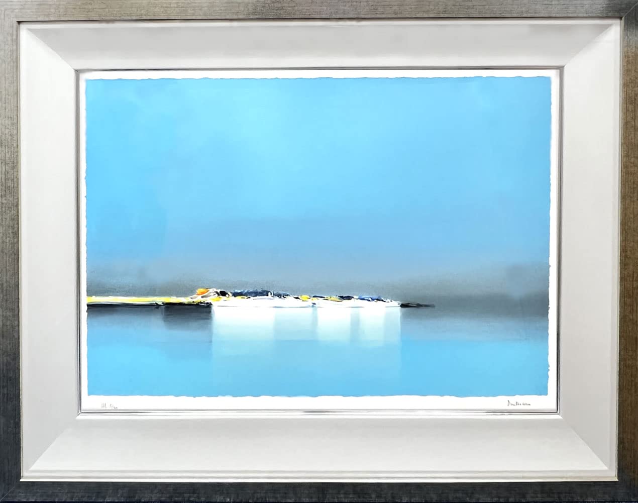 Amazon｜絵画 版画 ドートルロー 額付き 『ディープブルー