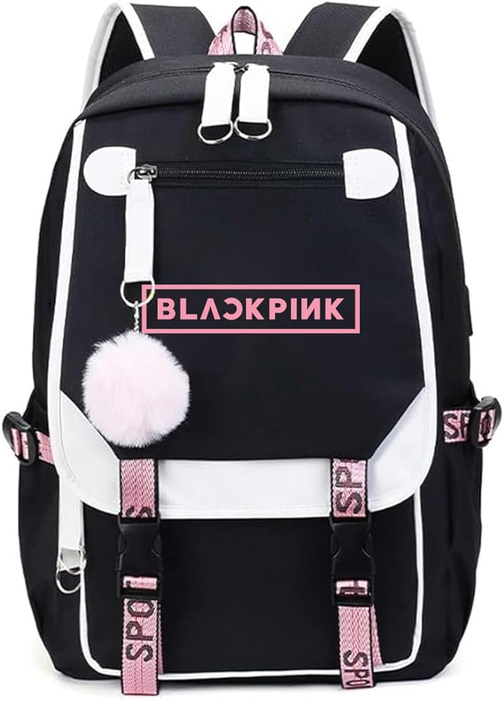 ZHENGGE Kpop Blackpink School Backpack, Book Bag, Leisure Backpack