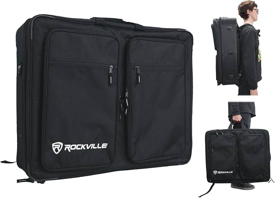 Amazon.com: Rockville BP-MIX2621 Padded Mixer Bag Semi-Rigid
