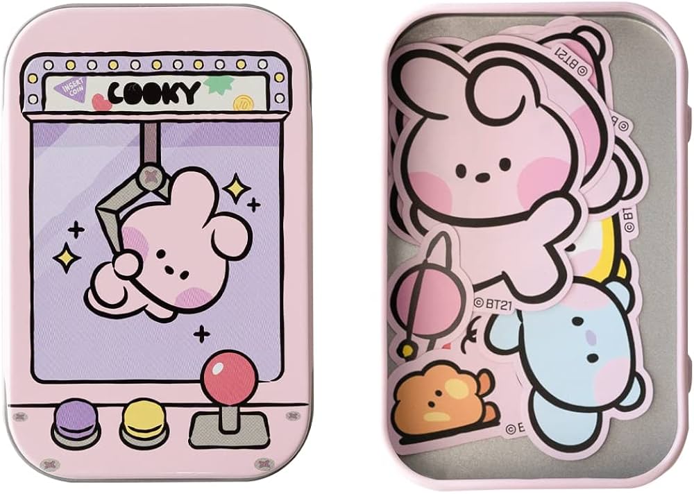 Amazon.co.jp: ソロモン商事 BT21 minini ティンケースステッカー
