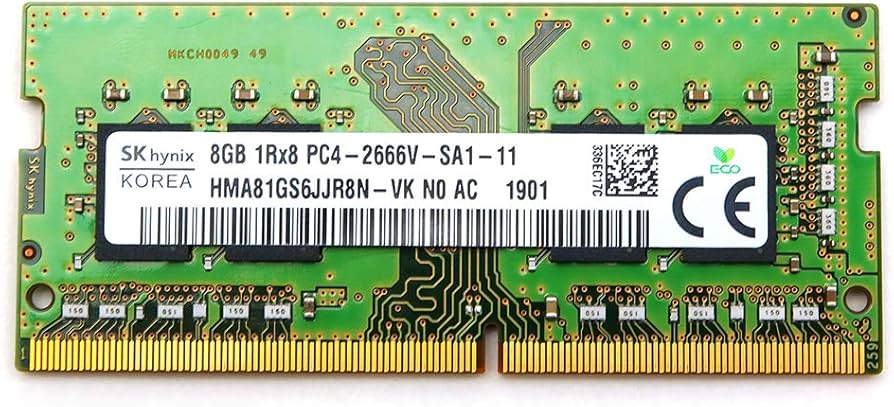 Amazon.co.jp: Hynix SK HYNIX 8GB 1RX8 DDR4 SO-DIMM PC4-21300