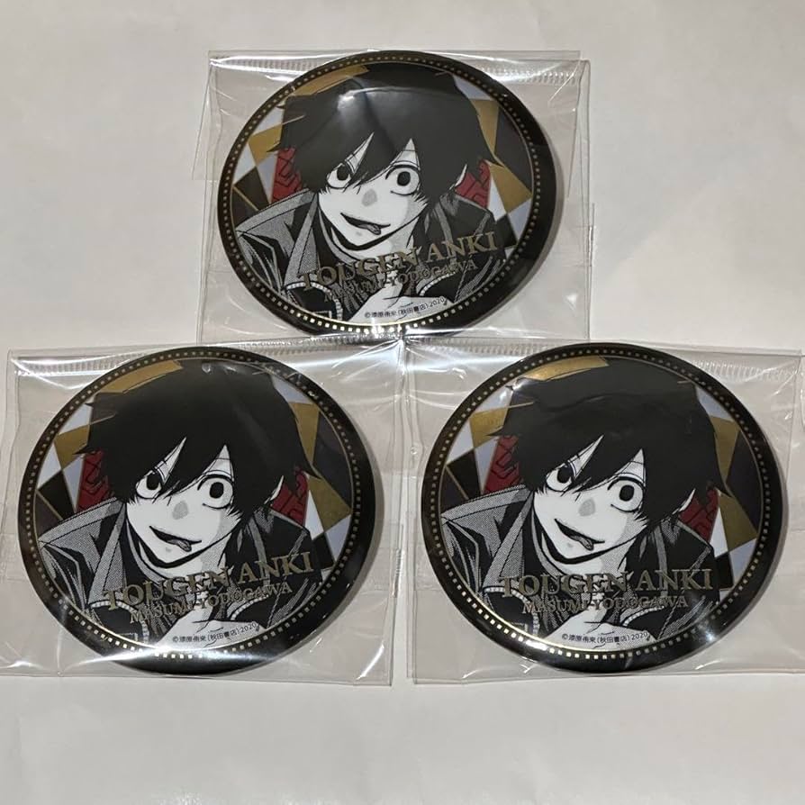 Amazon.co.jp: 桃源暗鬼 渋谷TSUTAYA 淀川真澄 メタリック缶バッジ T