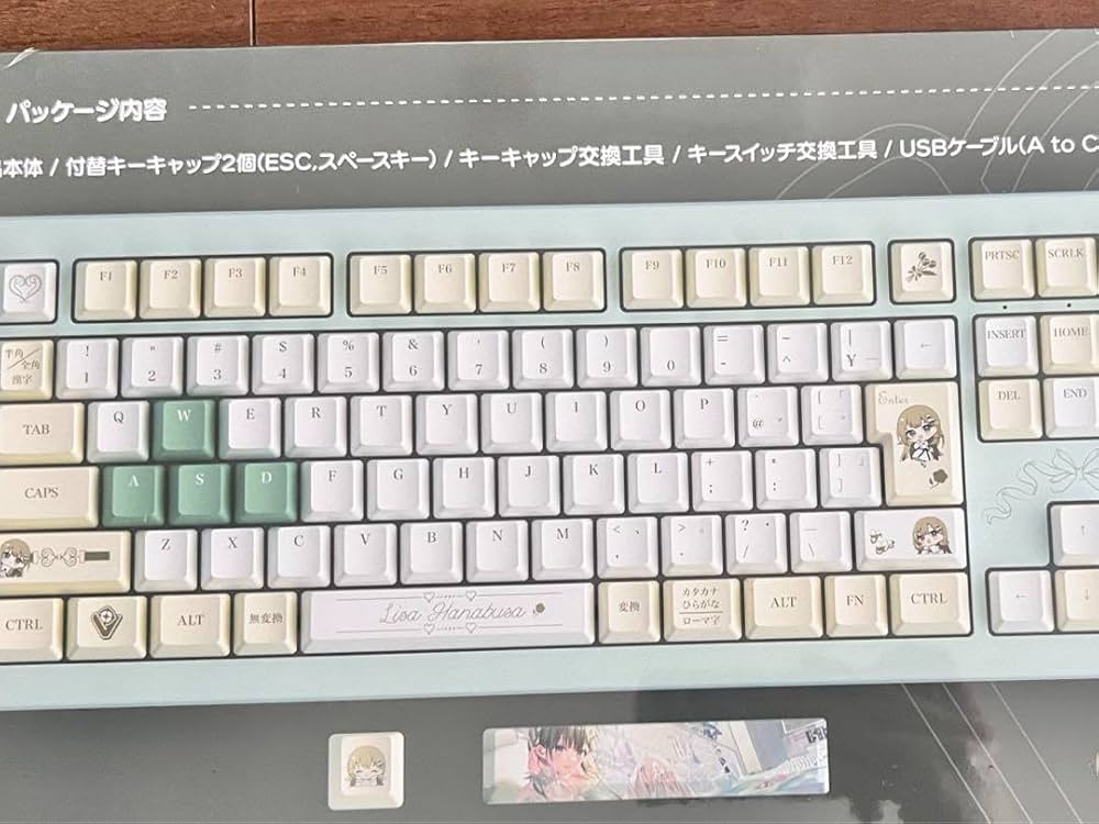 ぶいすぽっ！ GEAR ゲーミングキーボード 第1弾 英リサEdition