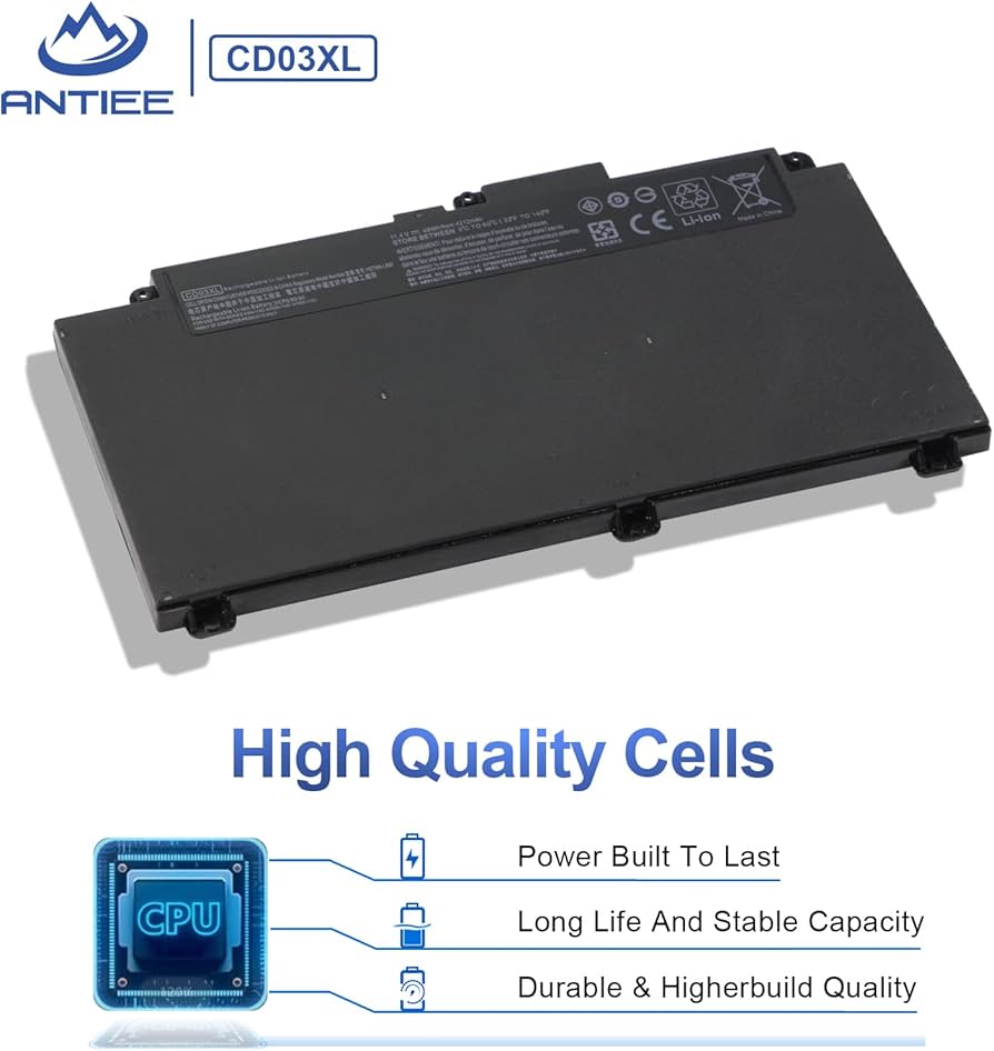Amazon.com: ANTIEE CD03XL Laptop Battery Compatible with HP