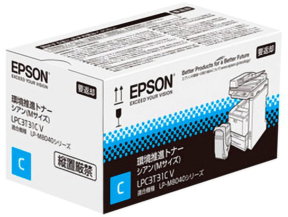 Amazon.co.jp: EPSON 環境推進トナーLPC3T31CV シアン 純正品