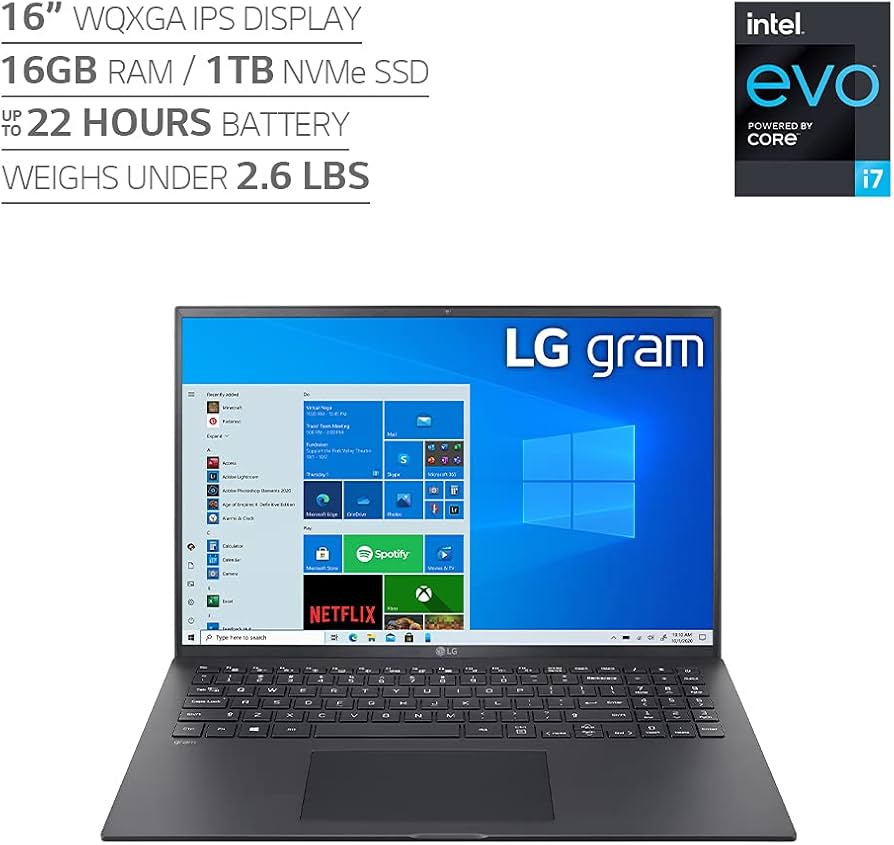 Amazon.com: LG gram 16Z90P Laptop 16