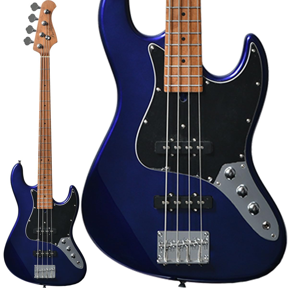 Amazon | BACCHUS バッカス WJB-1DX RSM/M IPM エレキベース | エレキ