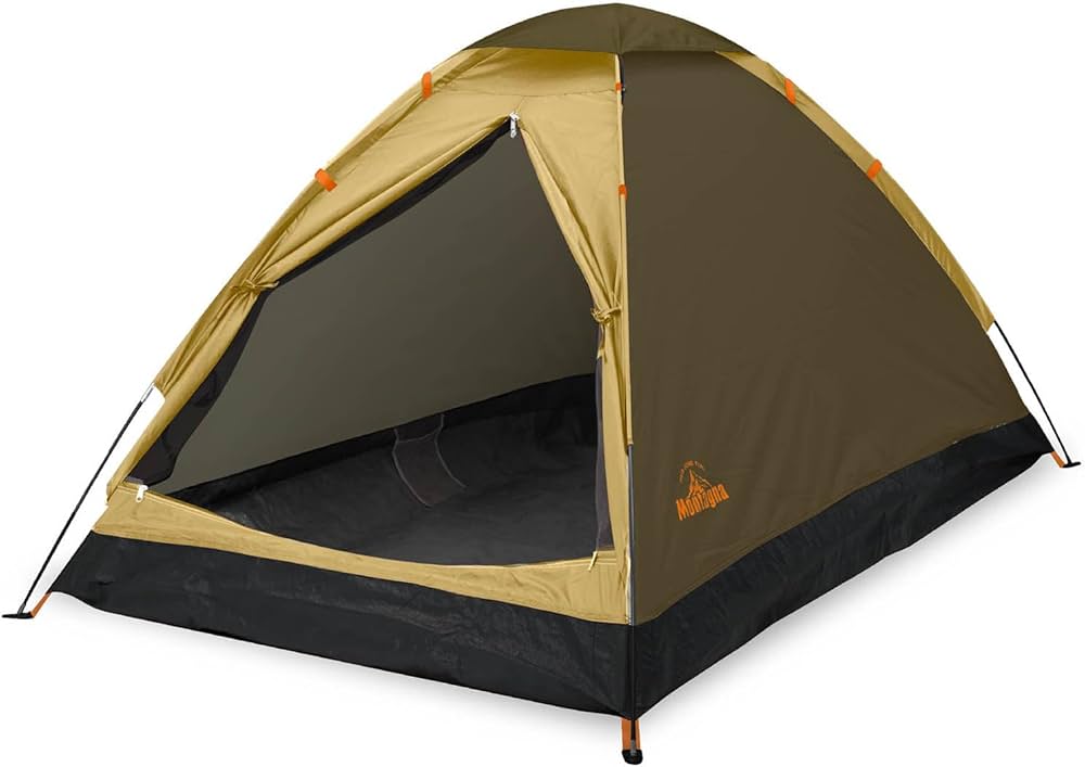Amazon.co.jp: ハック(Hac) 組立式2人用ドームテント ツートンベージュ