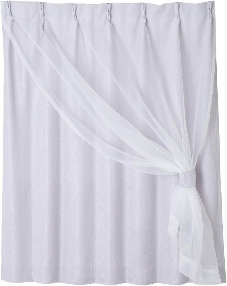 Amazon｜Francfranc フランフラン ヴェーリア×ラメルセ ダブルカーテン