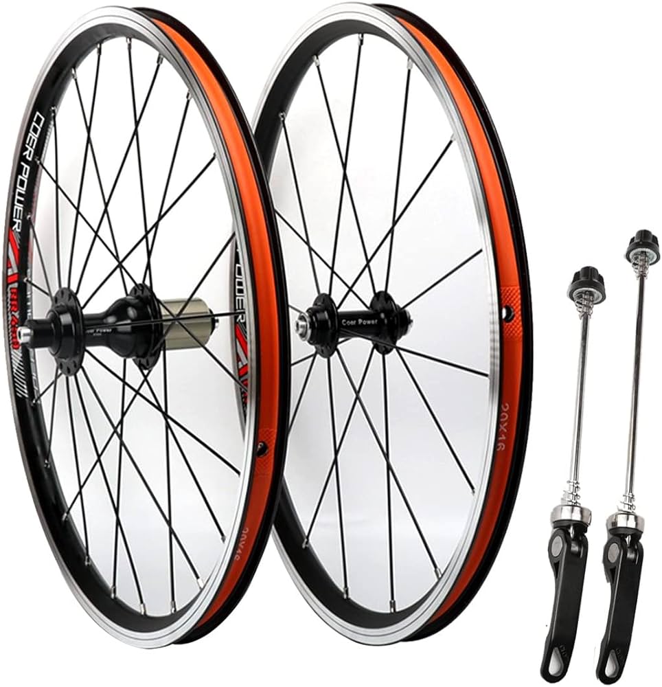 Amazon | QHYRZE 20インチ折りたたみ自転車ホイールセット406/ 451 BMX