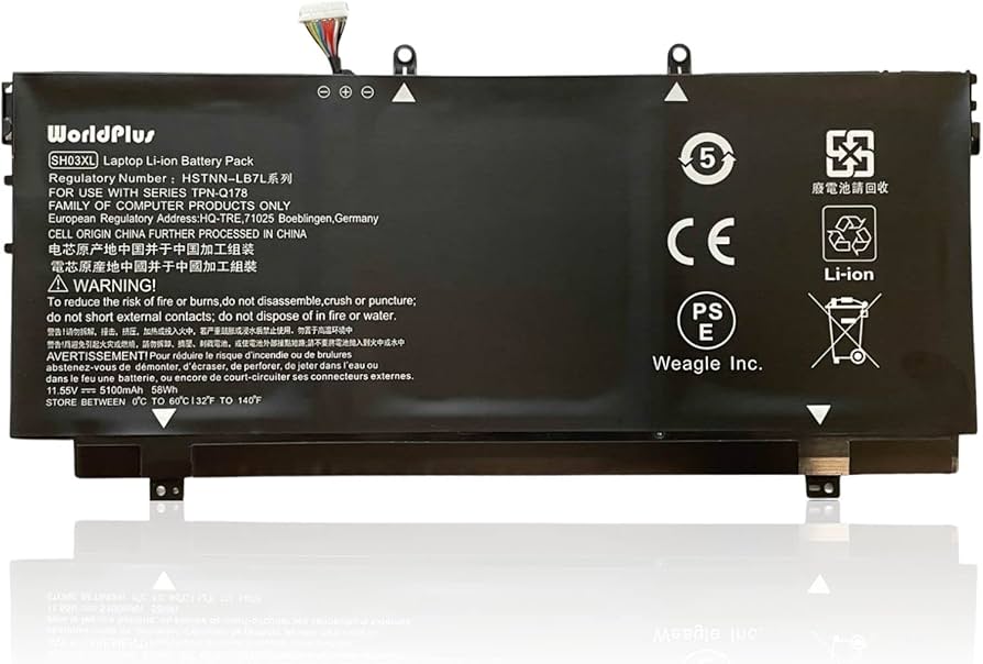 Amazon.co.jp: WorldPlus 互換バッテリー HP Spectre x360 13-ac000~13