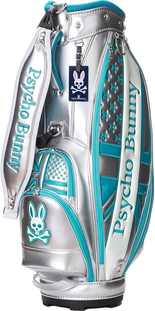 Amazon | サイコバニー（Psycho Bunny） ゴルフ キャディバッグ カート