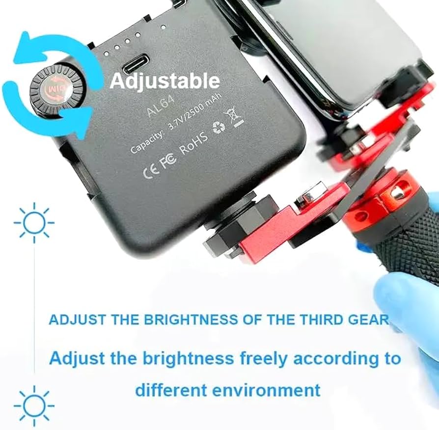 Amazon.co.jp: 歯科写真撮影ライト、口腔携帯電話カメラ補助光、歯科