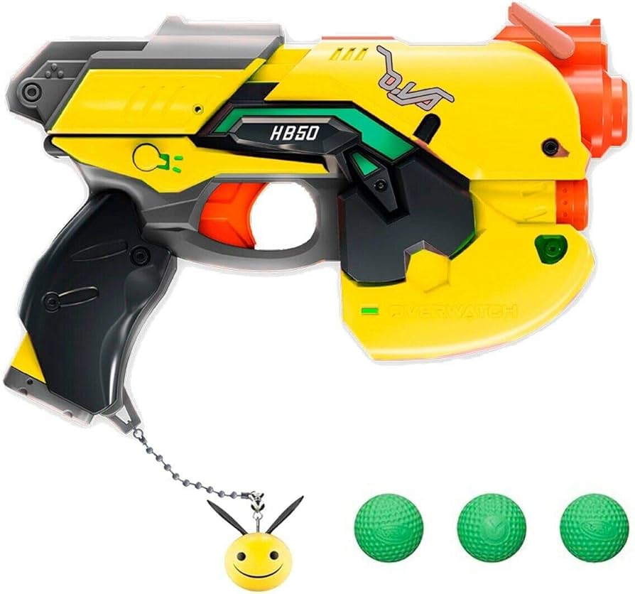 Amazon.com: Overwatch NERF B.Va Special Edition D.Va Rival Blaster