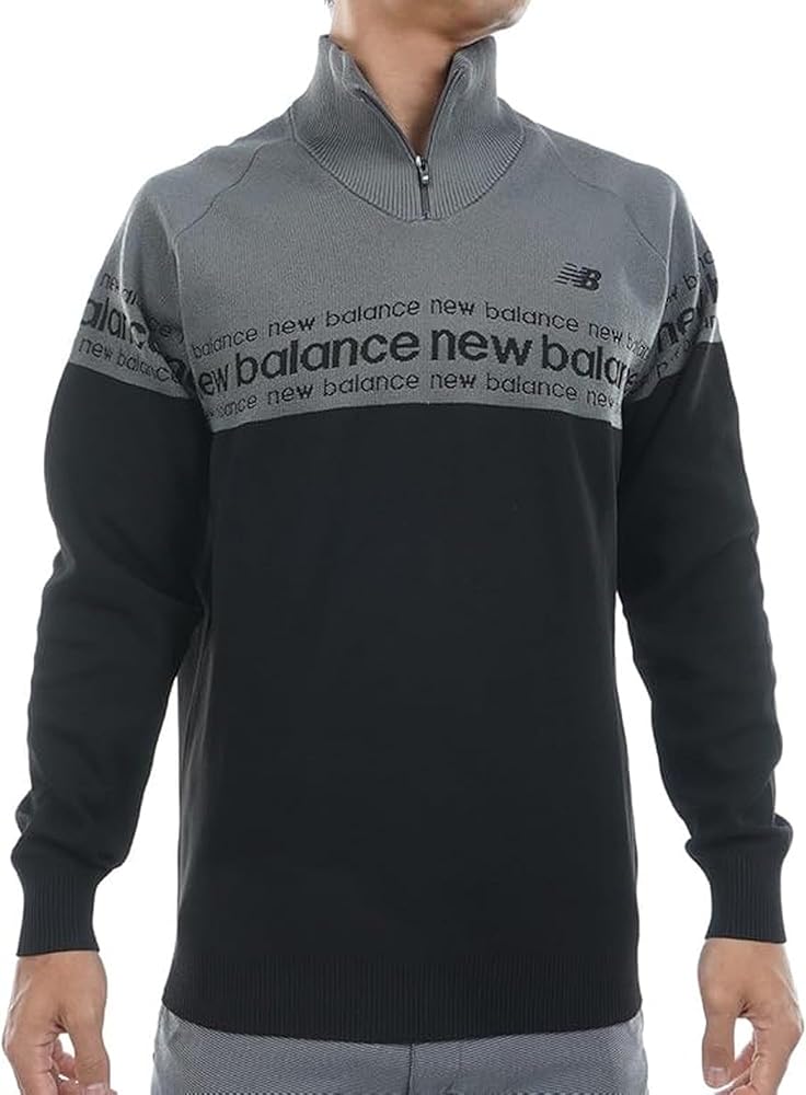 Amazon.co.jp: [ニューバランス] ゴルフ メンズ ハーフジップニット