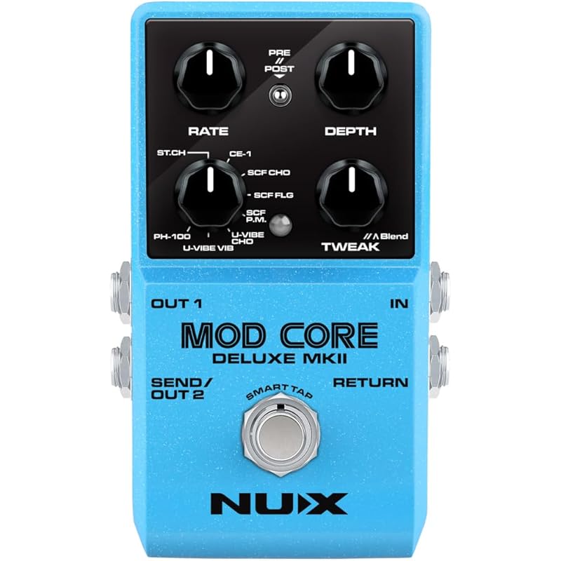 NUX Mod Core Deluxe MKII - 8種類のモジュレーション・エフェクトを