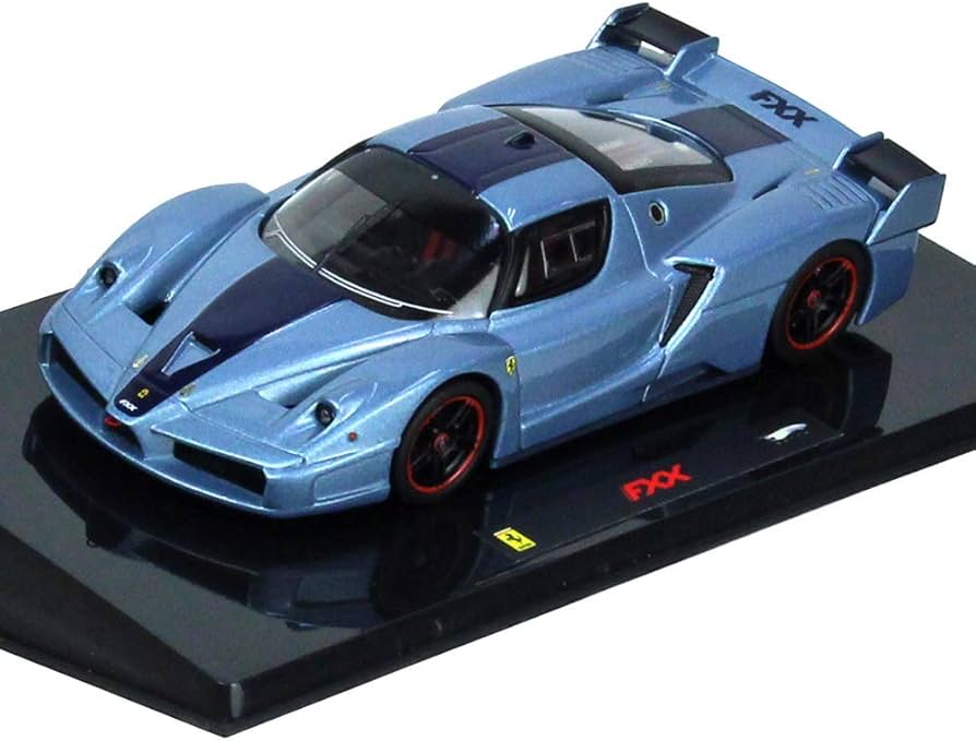Amazon | MATTEL DL 1/43 フェラーリ FXX (ターコイズ/ブル-ストライプ