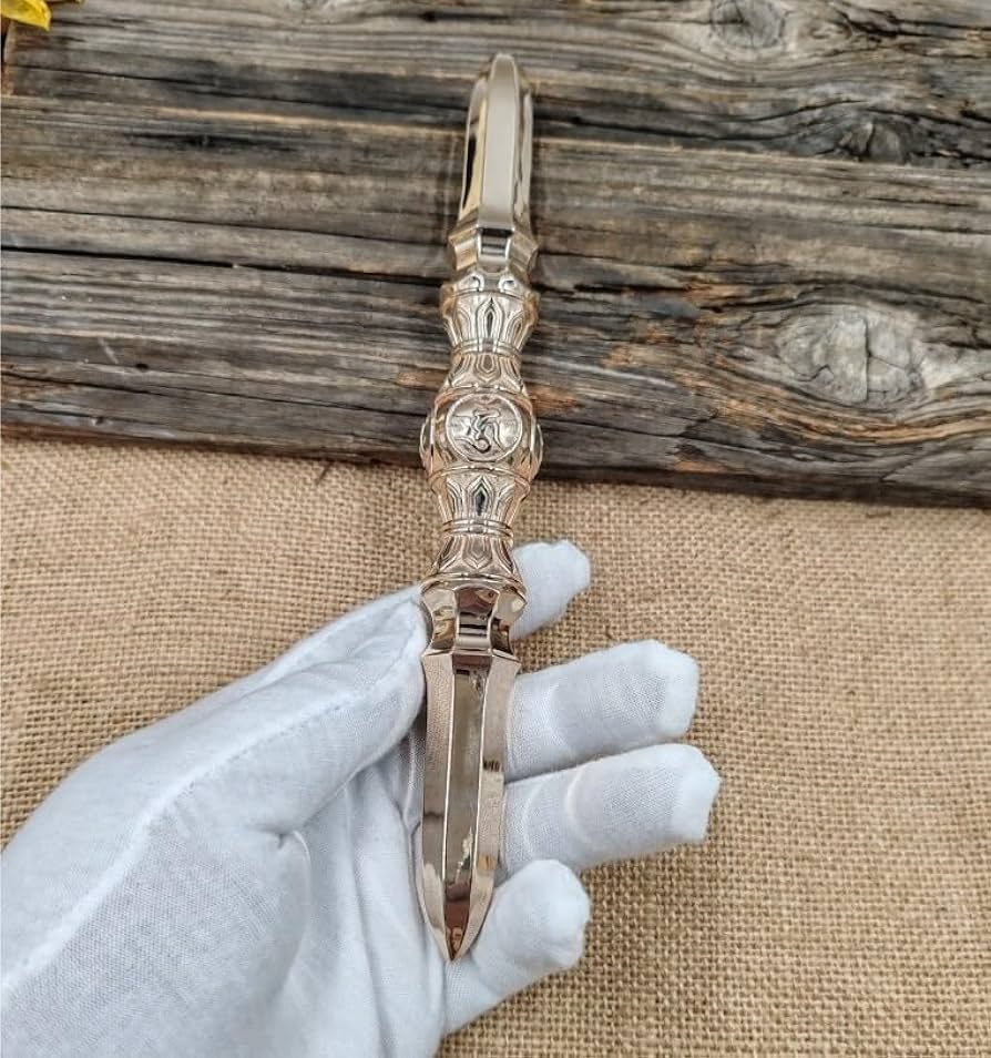 Amazon｜独鈷杵 寺院用仏具 密教法具 前具 明王独鈷杵 杵形 寺院 お寺