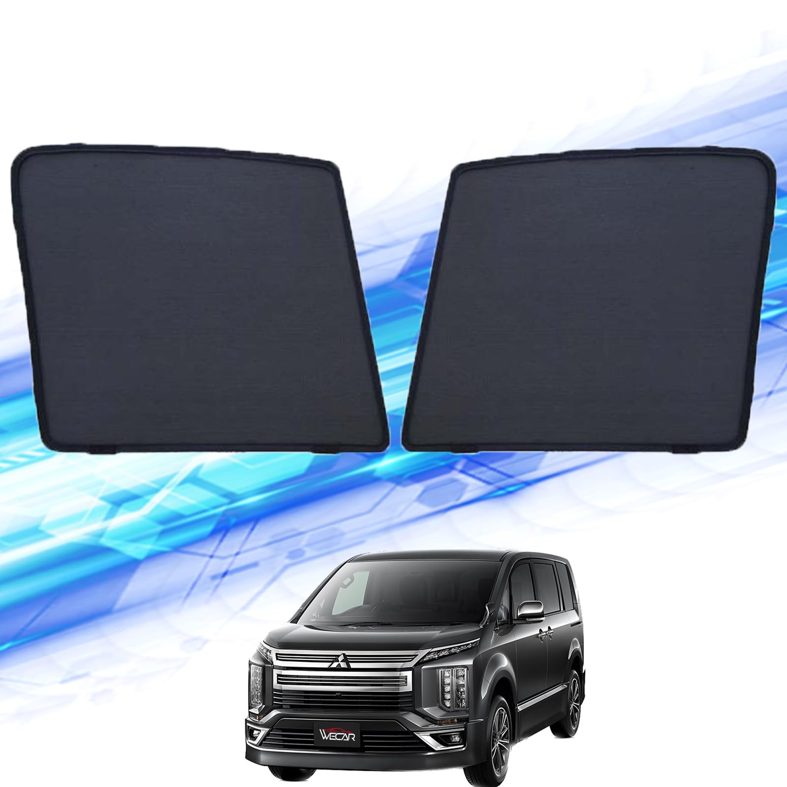 Amazon.co.jp: WeCar サンシェード 三菱 デリカD5 ハーフサイズ カー