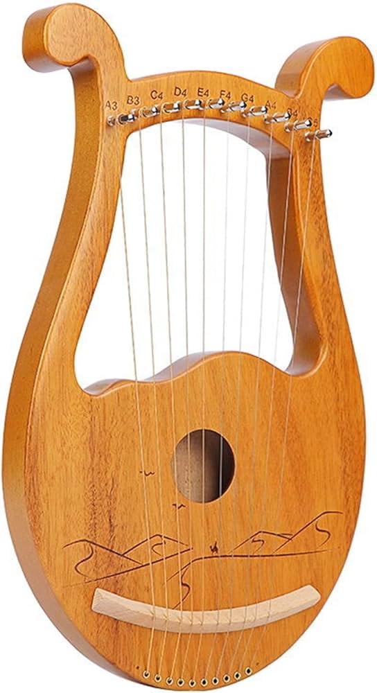 Amazon.co.jp: KKRAUS 10弦 ライアーハープ 簡単に学べる ポータブル