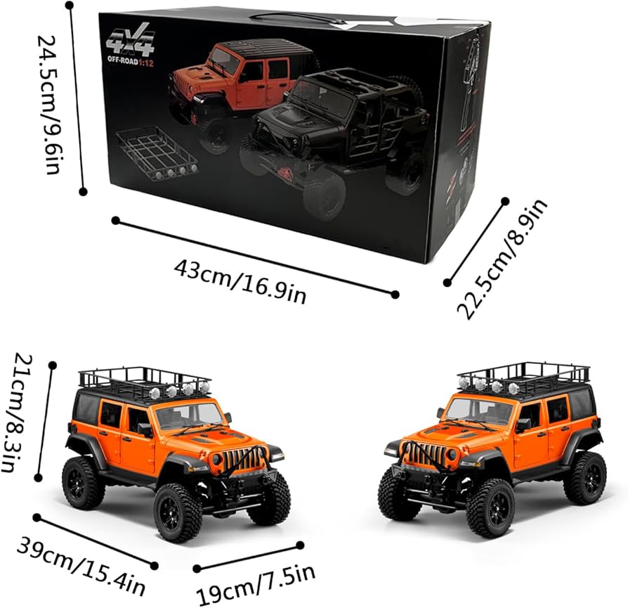 Amazon.co.jp: LEOSO 1/12 RCクローラー MN128 RC ジープ 4WD RCロック