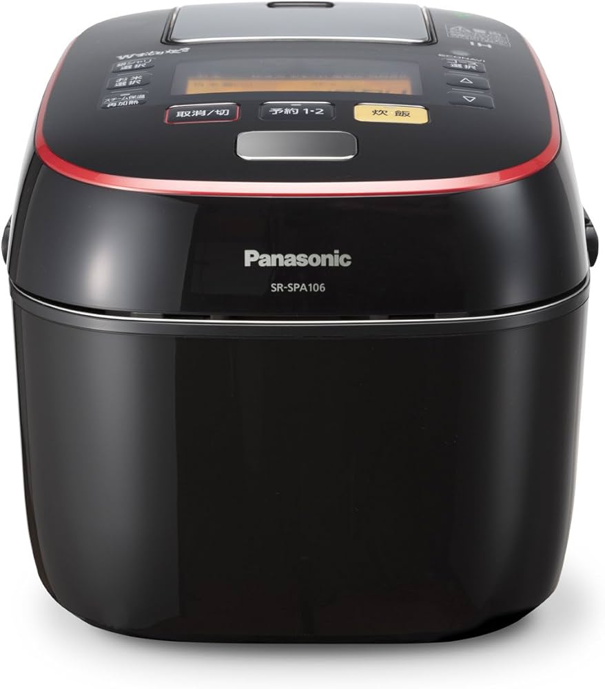 Amazon | パナソニック 5.5合 炊飯器 圧力IH式 Wおどり炊き ブラック