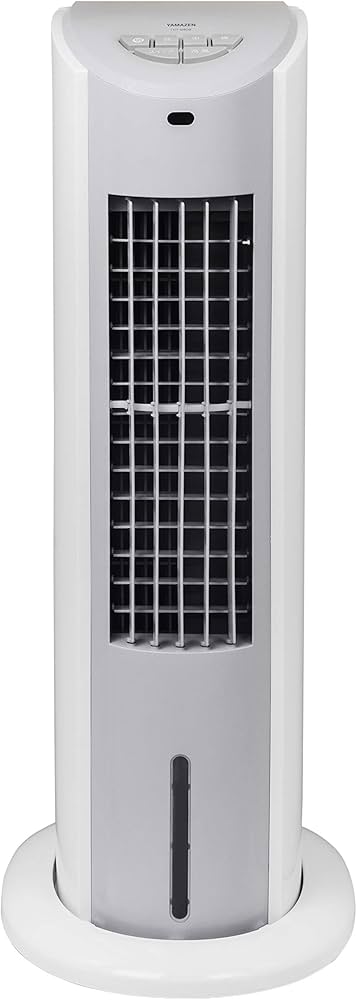 Amazon | [山善] 冷風扇 扇風機 押しボタンスイッチ 風量3段階調節 水