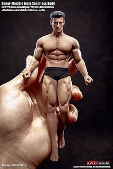 Amazon.co.jp: TBLeague 1/12 スーパーフレキシブル 男性シームレス