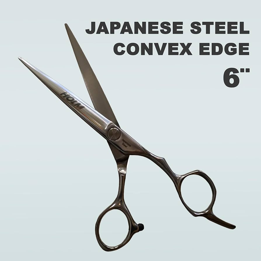 Hair Scissor 6 inch Japanese Steel | Convex Edge High Strength