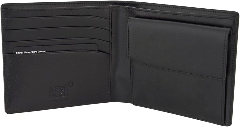 Amazon.co.jp: [モンブラン] オープン開閉式二つ折り財布（小銭入れ付