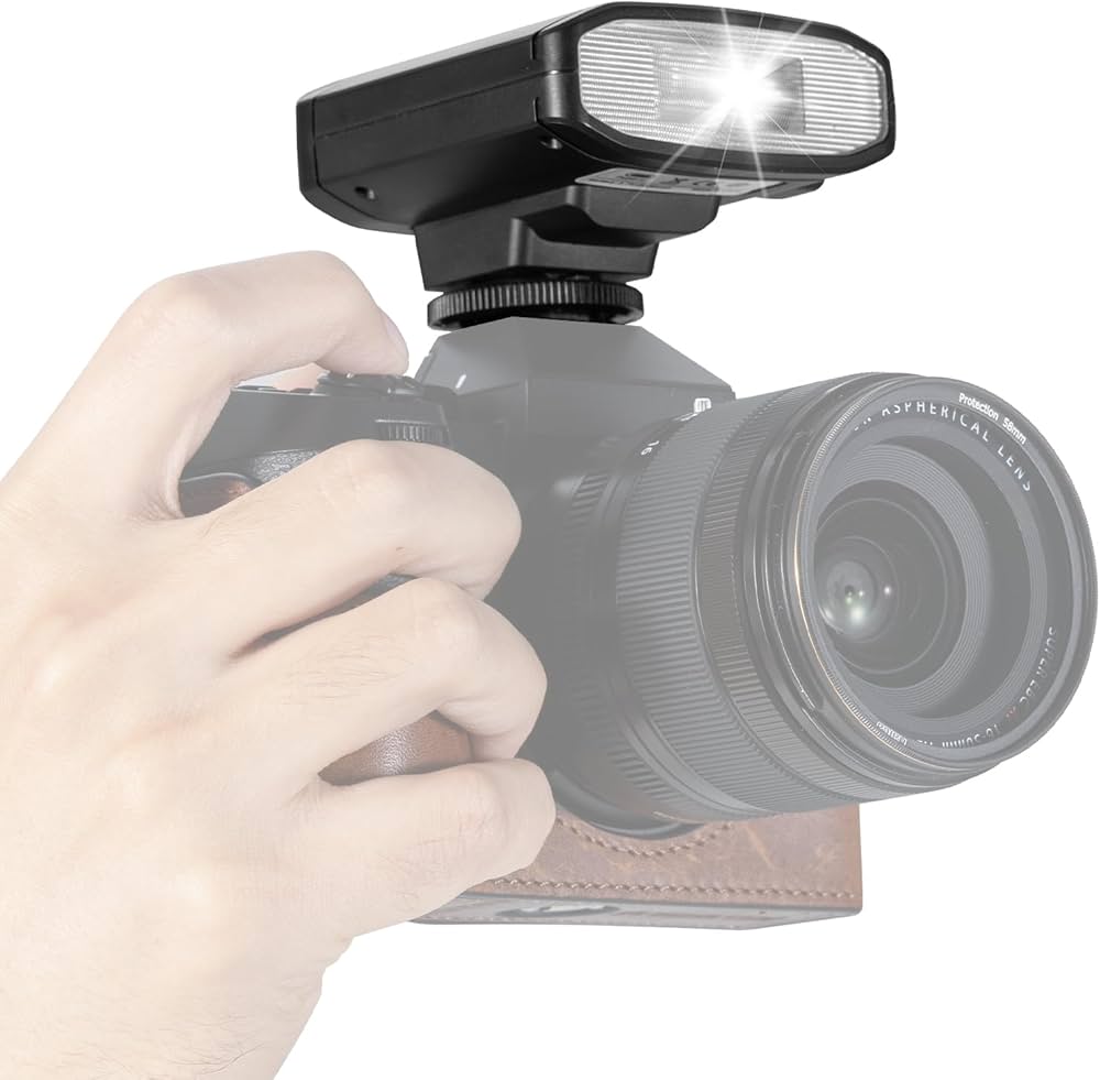 Amazon | TARIONミニカメラフラッシュ - ストロボ 5600K 色温度1/128-1