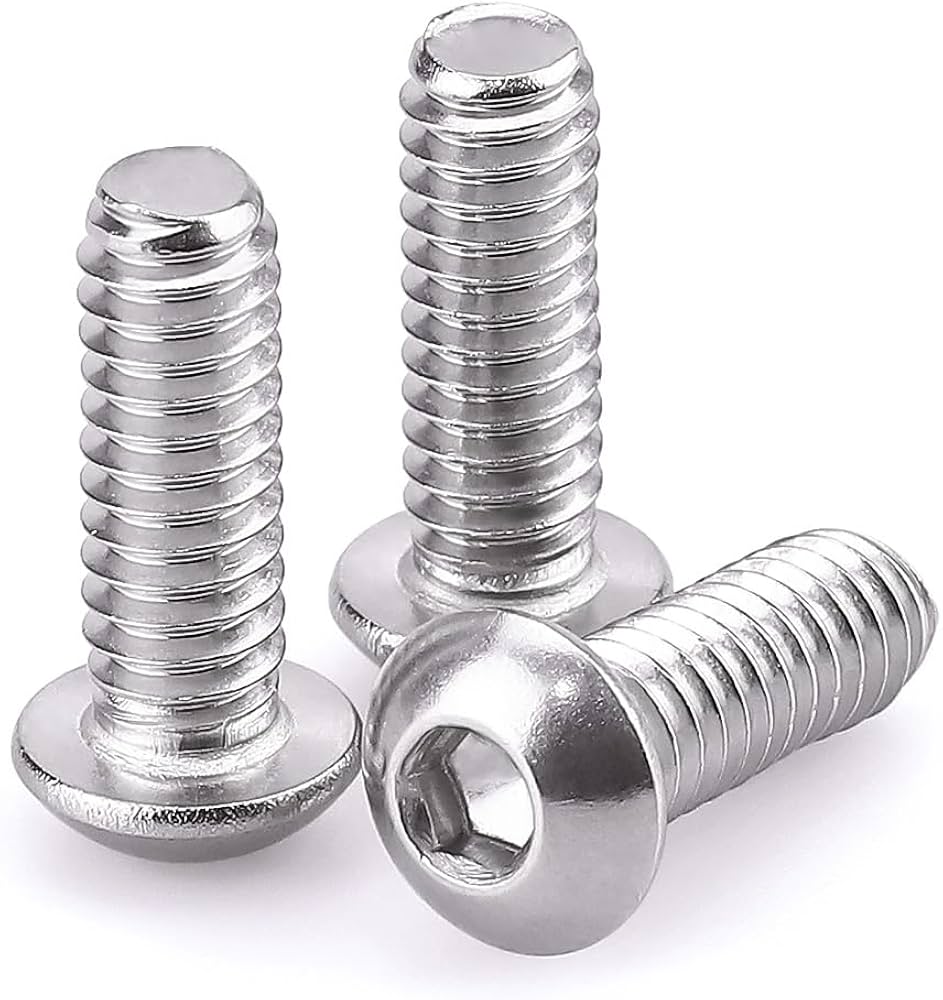 Amazon.co.jp: Eastlo Fastener 1/4-20 x 3/4インチ ボタンヘッド
